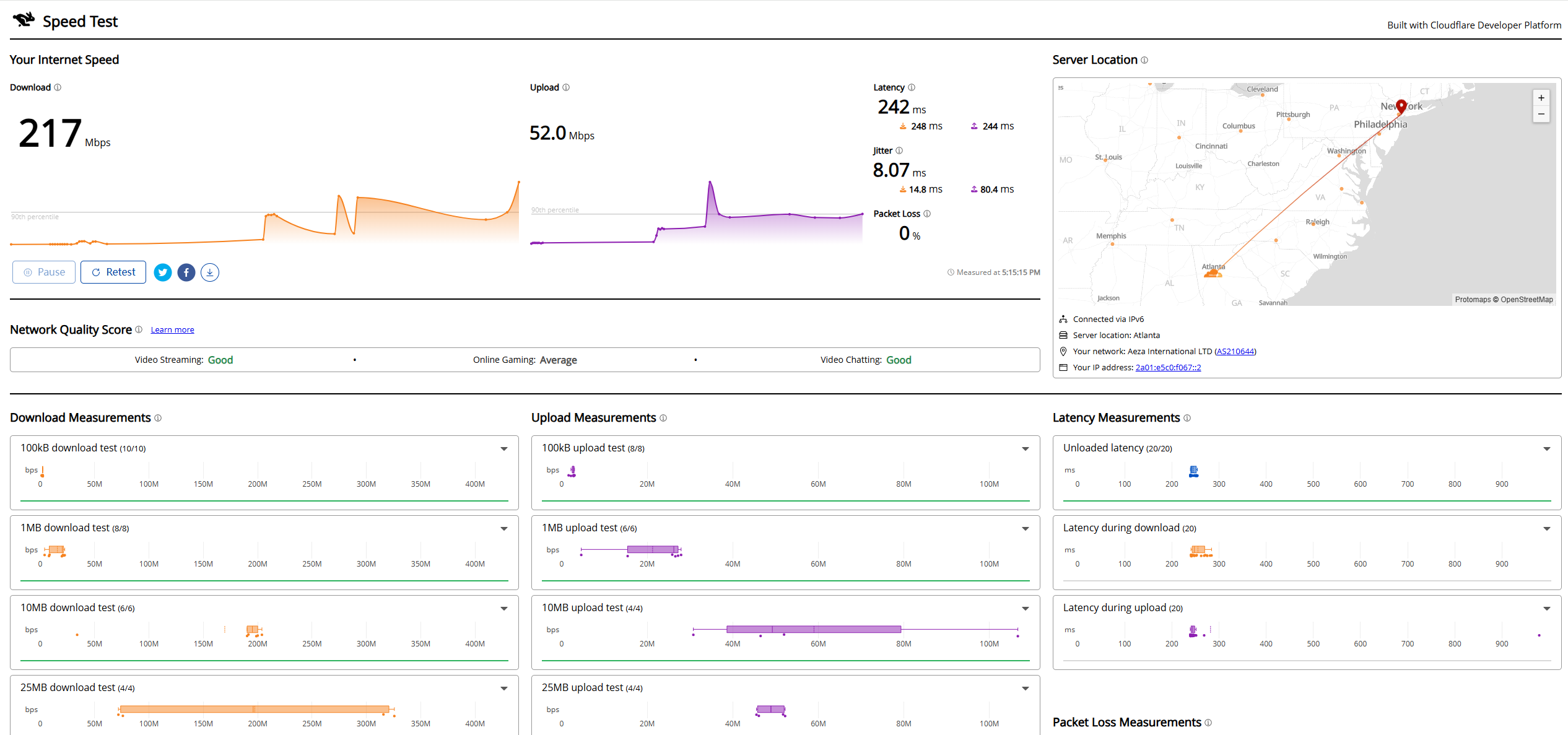 aéza USA Charlotte Shared AMD Ryzen 9 9950X Unlimited Traffic Virtual Server Test and Review