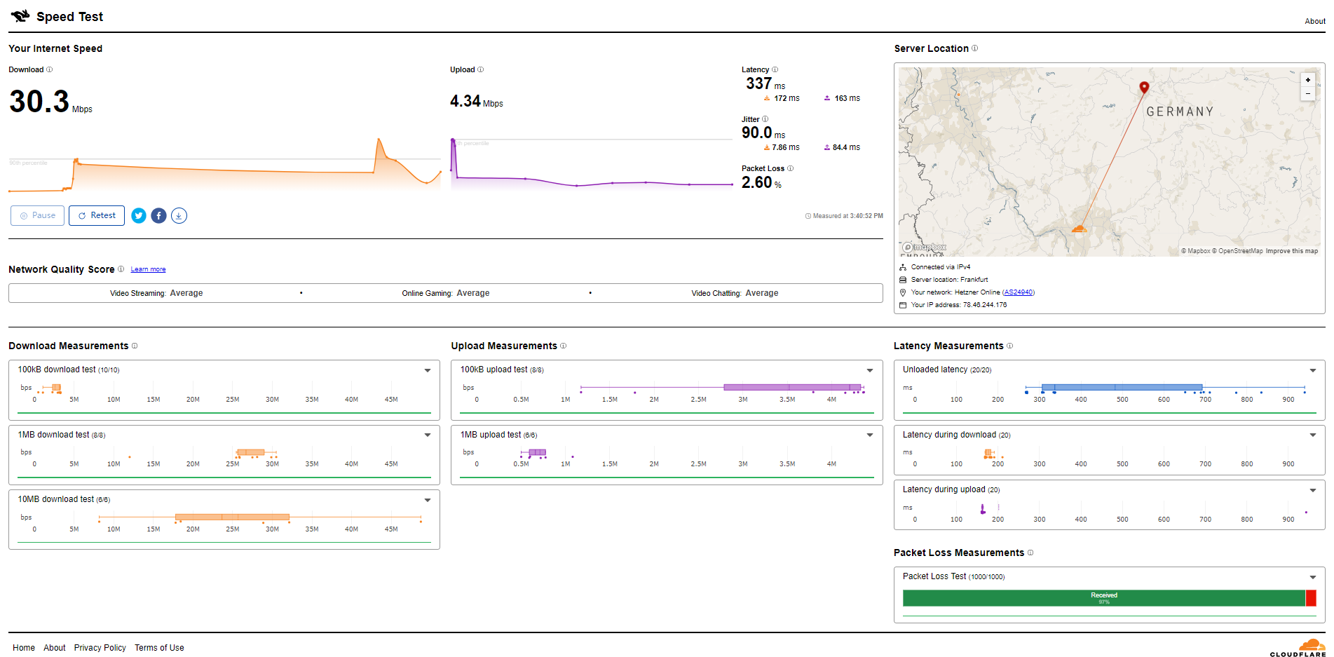 Hetzner Germany Falkenstein AMD Shared CPU Cloud Server Test and Review