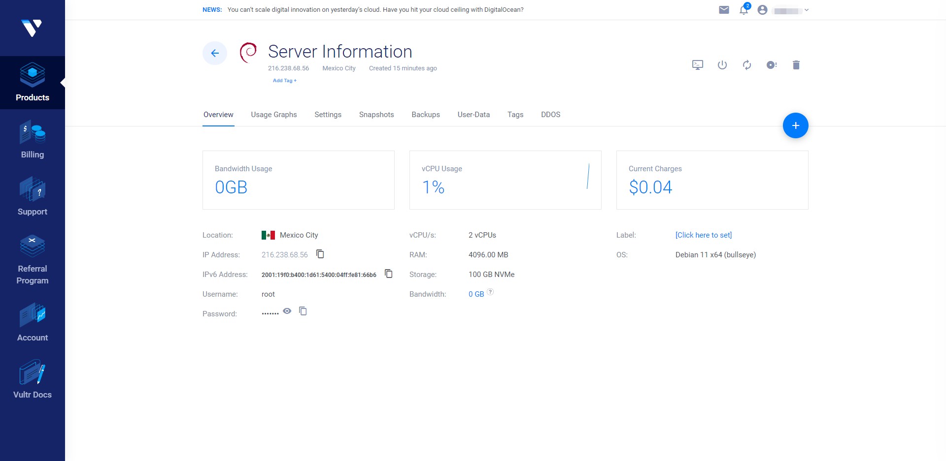 Vultr Mexico City AMD vCPU High Performance VPS Hosting Test and Review