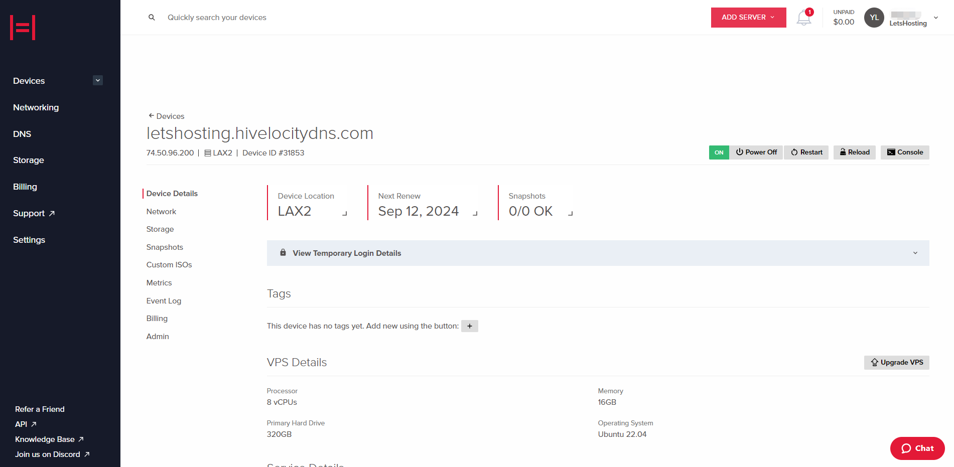Hivelocity United States Los Angeles Intel Xeon Cloud Virtual Server Test and Review