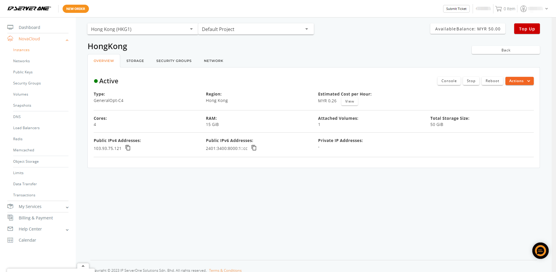 IPServerOne Hong Kong Intel Xeon Gold 6126 General Cloud Instance Hosting Test and Reviews