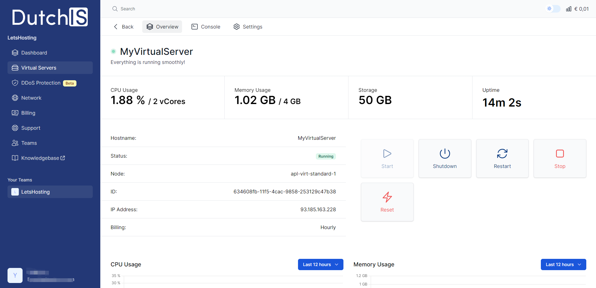 DutchIS Netherlands Gelderland AMD EPYC 7313 Standard Virtual Server Test and Review