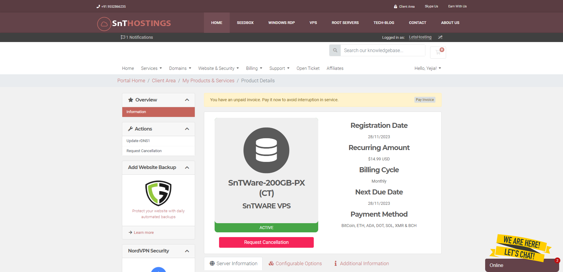 SnTHostings United States Atlanta Unlimited Bandwidth Linux VPS Review