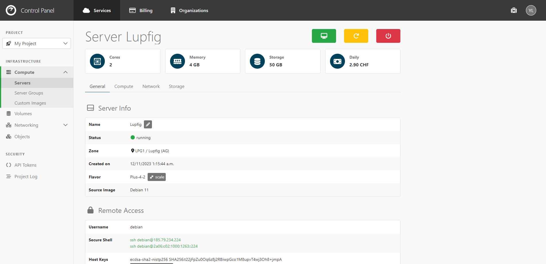 cloudscale.ch Switzerland Lupfig AMD EPYC Dedicated Cores Swiss Cloud Server Test and Review