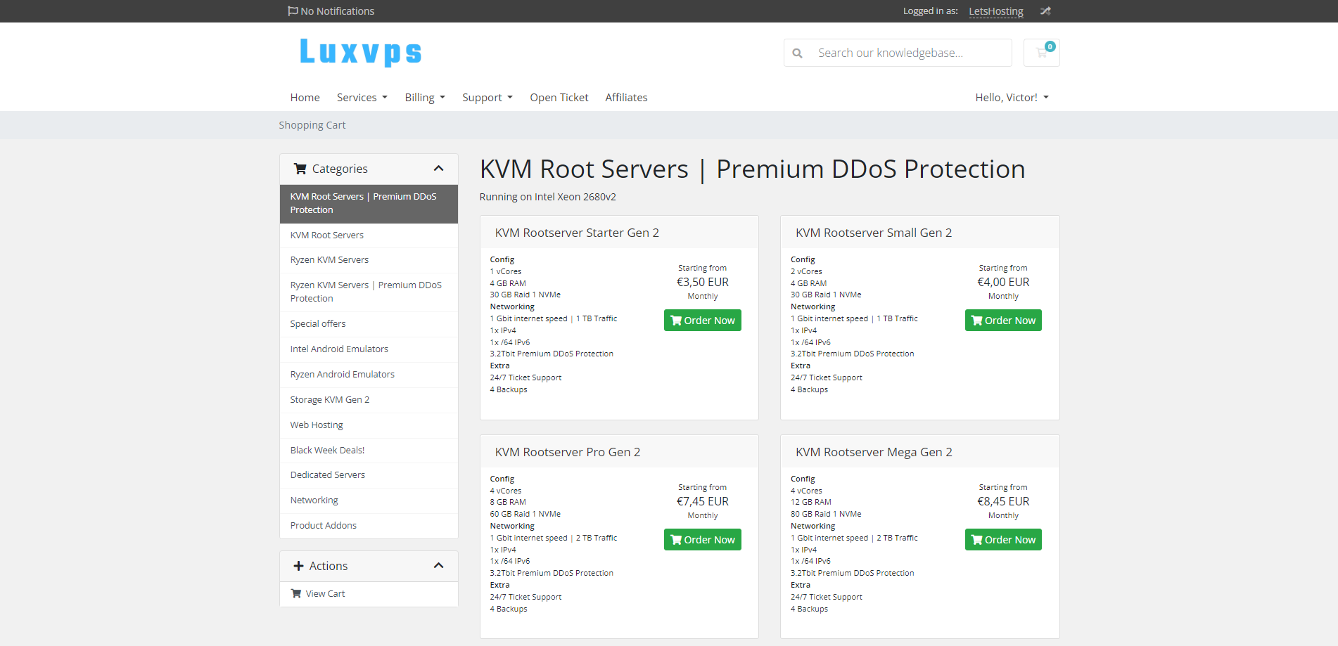 Luxvps Germany Frankfurt AMD Ryzen 5900X Powered KVM Server Test and Review