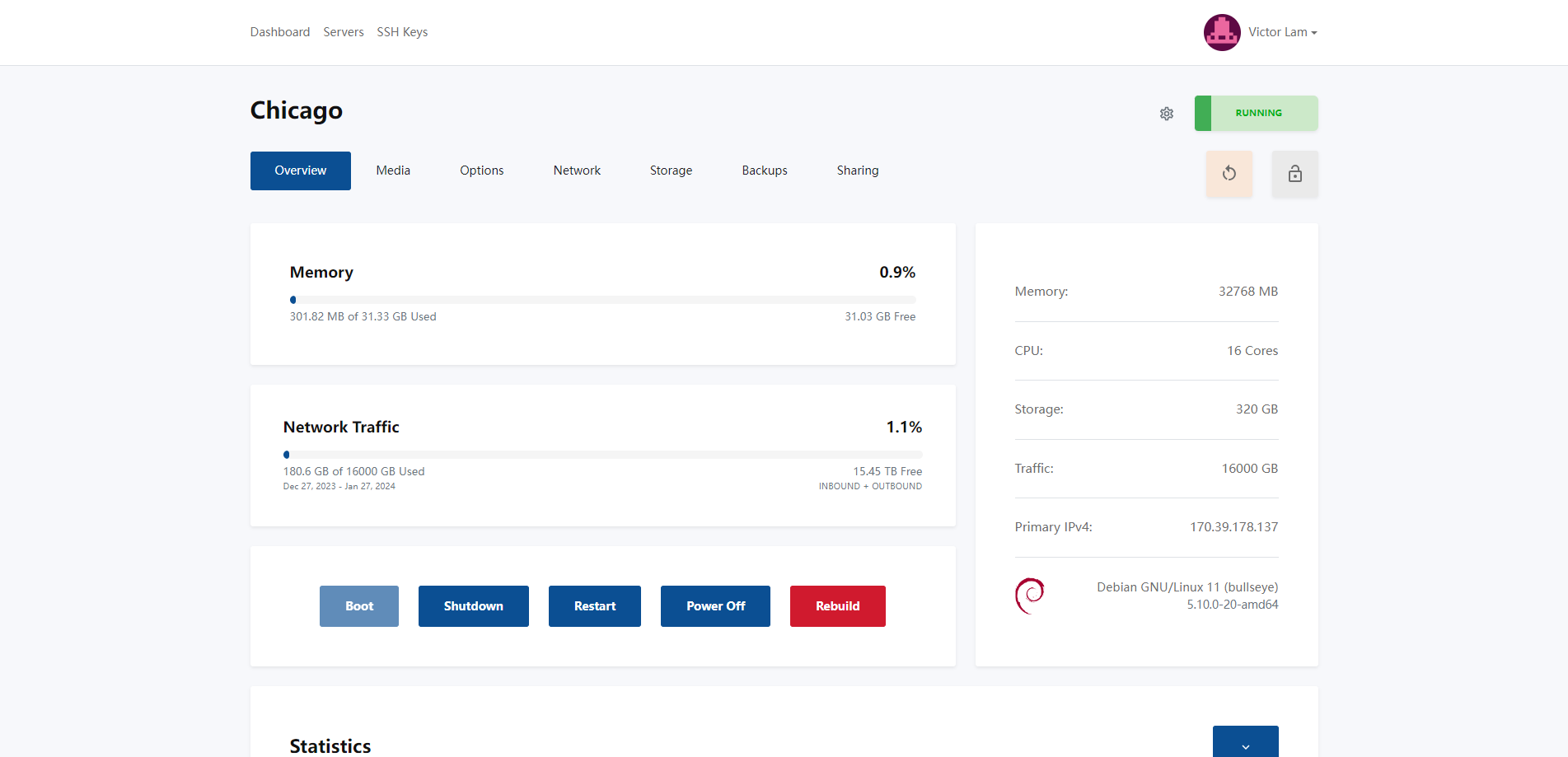 ShiftHosting United States Chicago Intel Xeon Gold 6258R Budget Cloud Server Test and Review