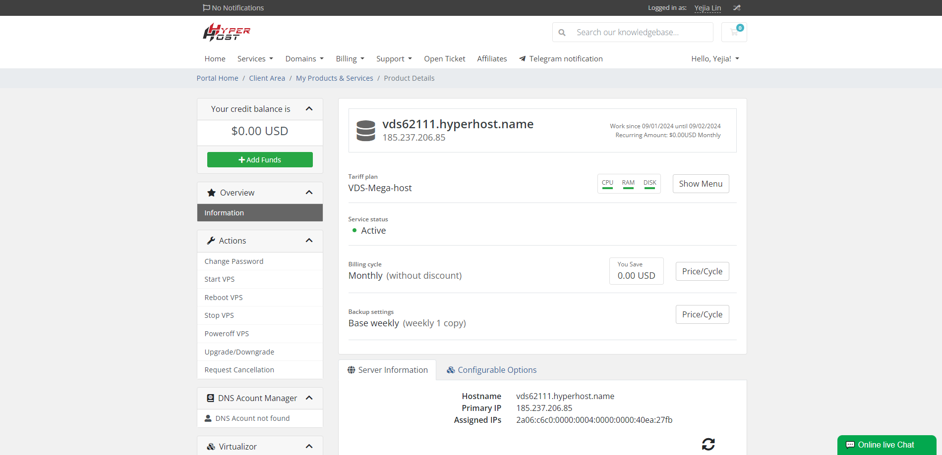 HyperHost Netherlands Intel Xeon Gold 6154 KVM VDS Mega-Host Server Test and Review