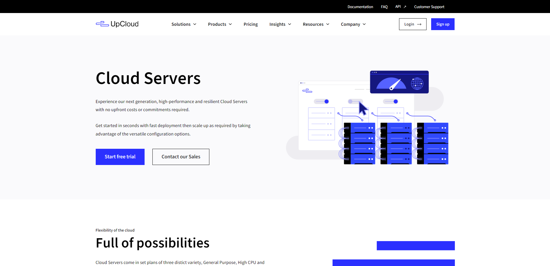 UpCloud Poland Warsaw AMD EPYC 7542 General Purpose Cloud Server Test and Review