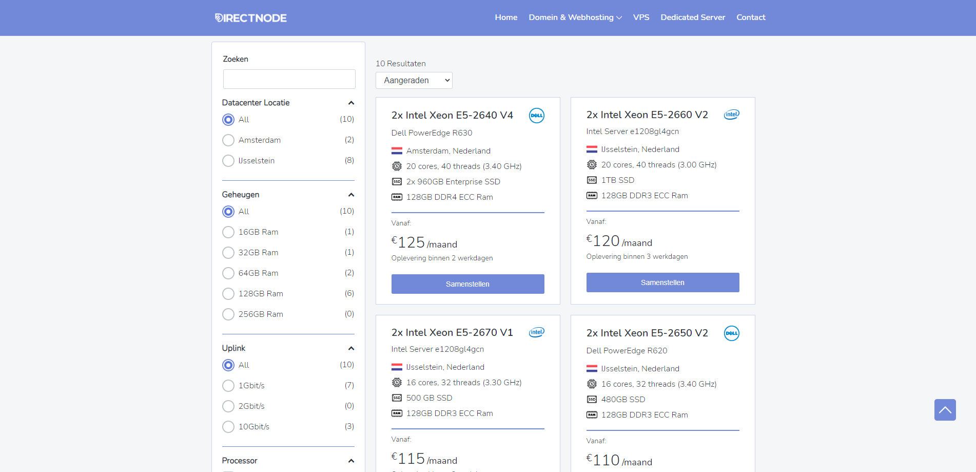DirectNode Netherlands Amsterdam Intel Xeon CPU E5-2680 Powerful Dedicated Server Test and Review