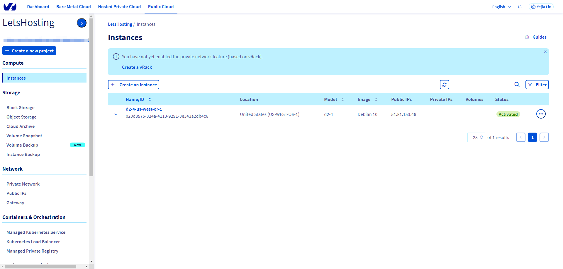 OVHcloud United States Oregon Public Cloud Discovery Instance Test and Review