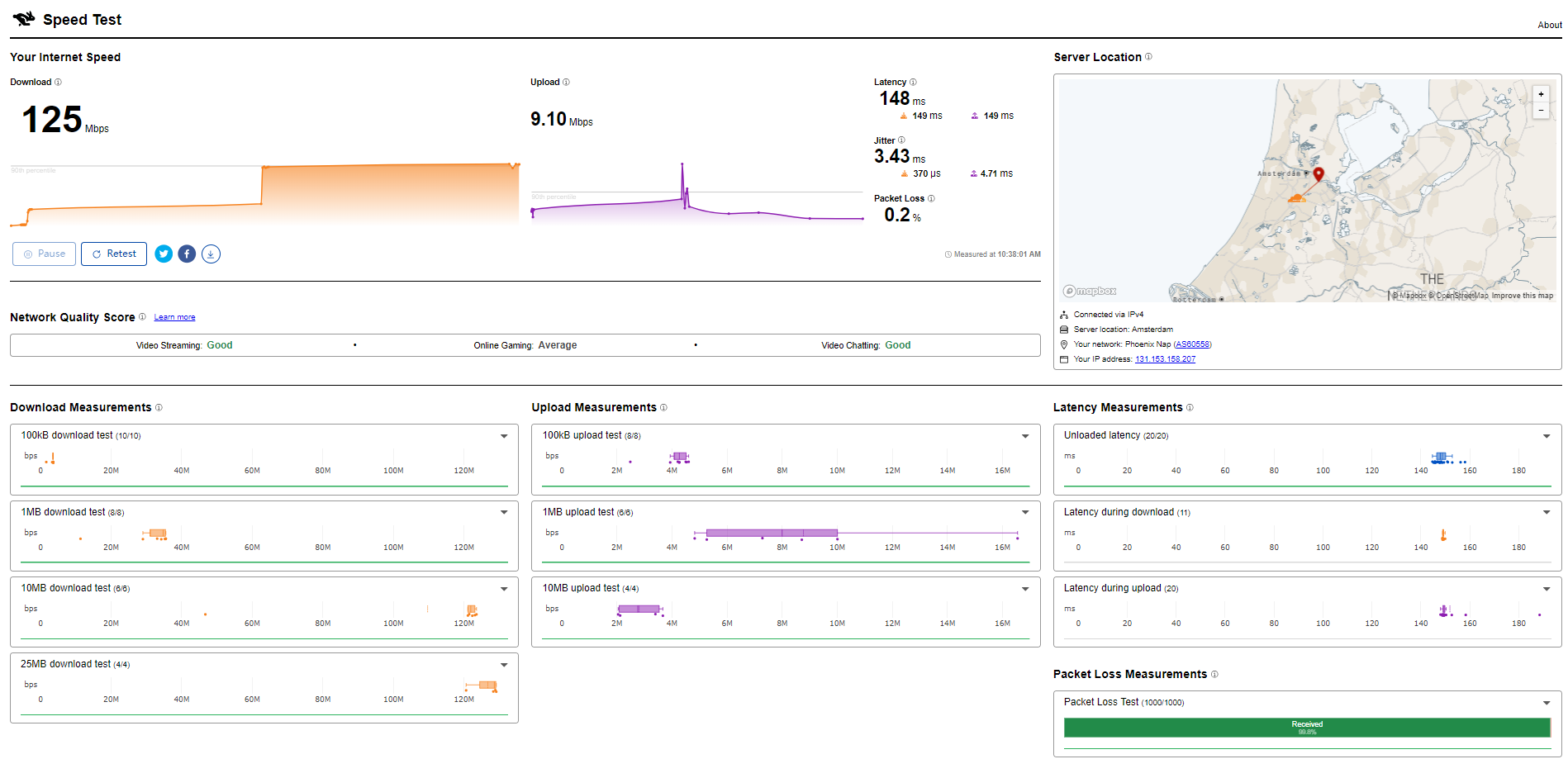 phoenixNAP Netherlands Amsterdam Intel Xeon E-2388G Bare Metal Cloud Instances Test and Review