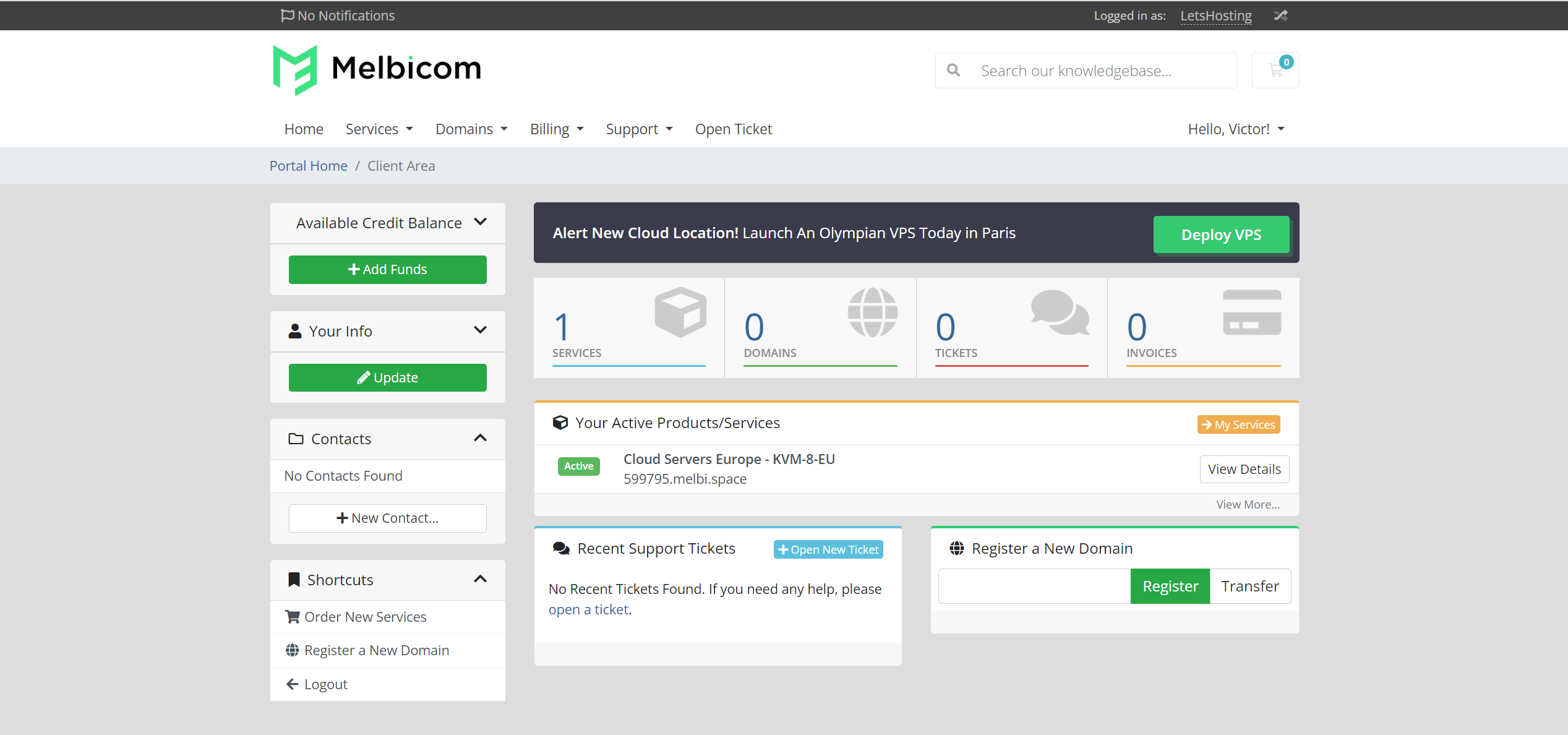 Melbicom France Paris Intel Xeon Platinum 8160 Unlimited Traffic Cloud VPS Test and Review