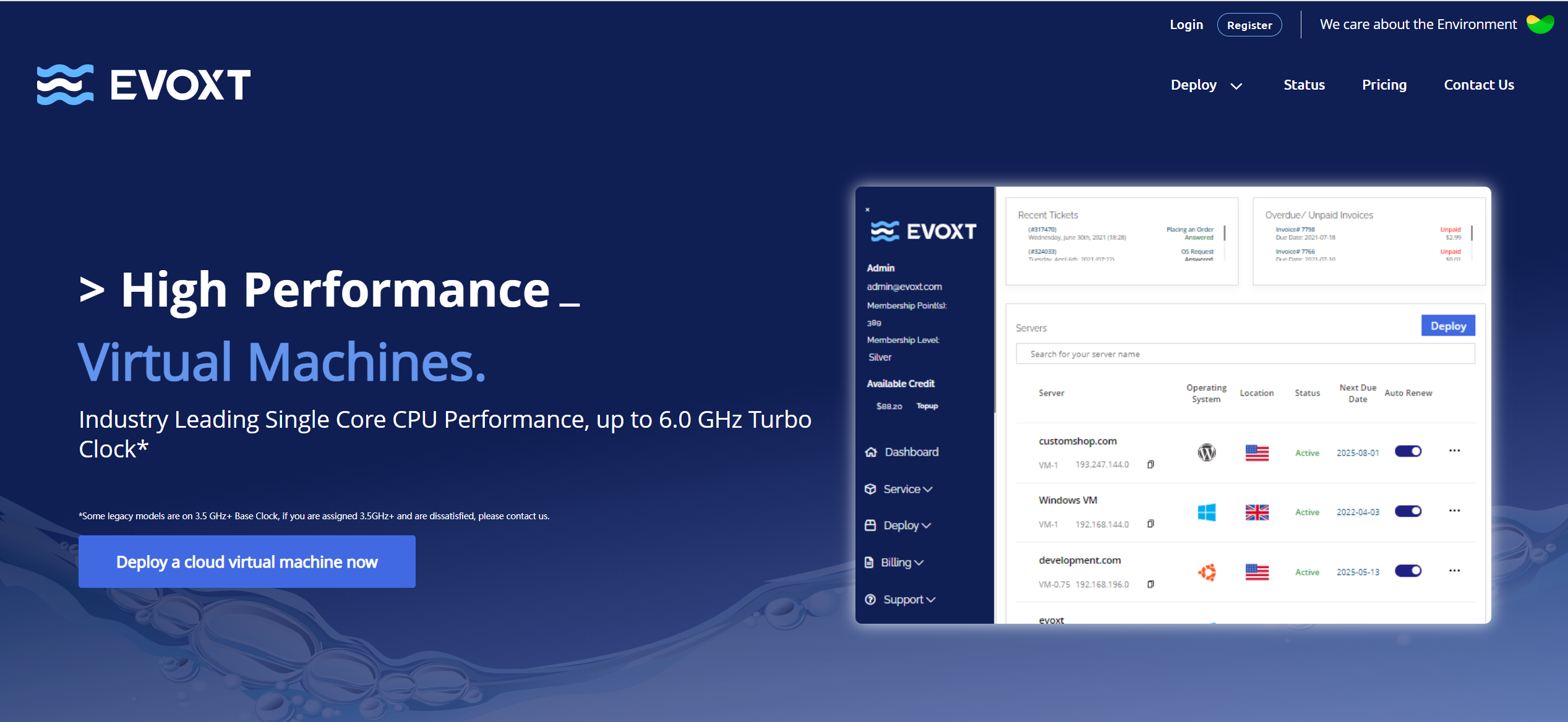 Evoxt Indonesia Jakarta AMD EPYC-Genoa High CPU Frequency Virtual Machine Test and Review