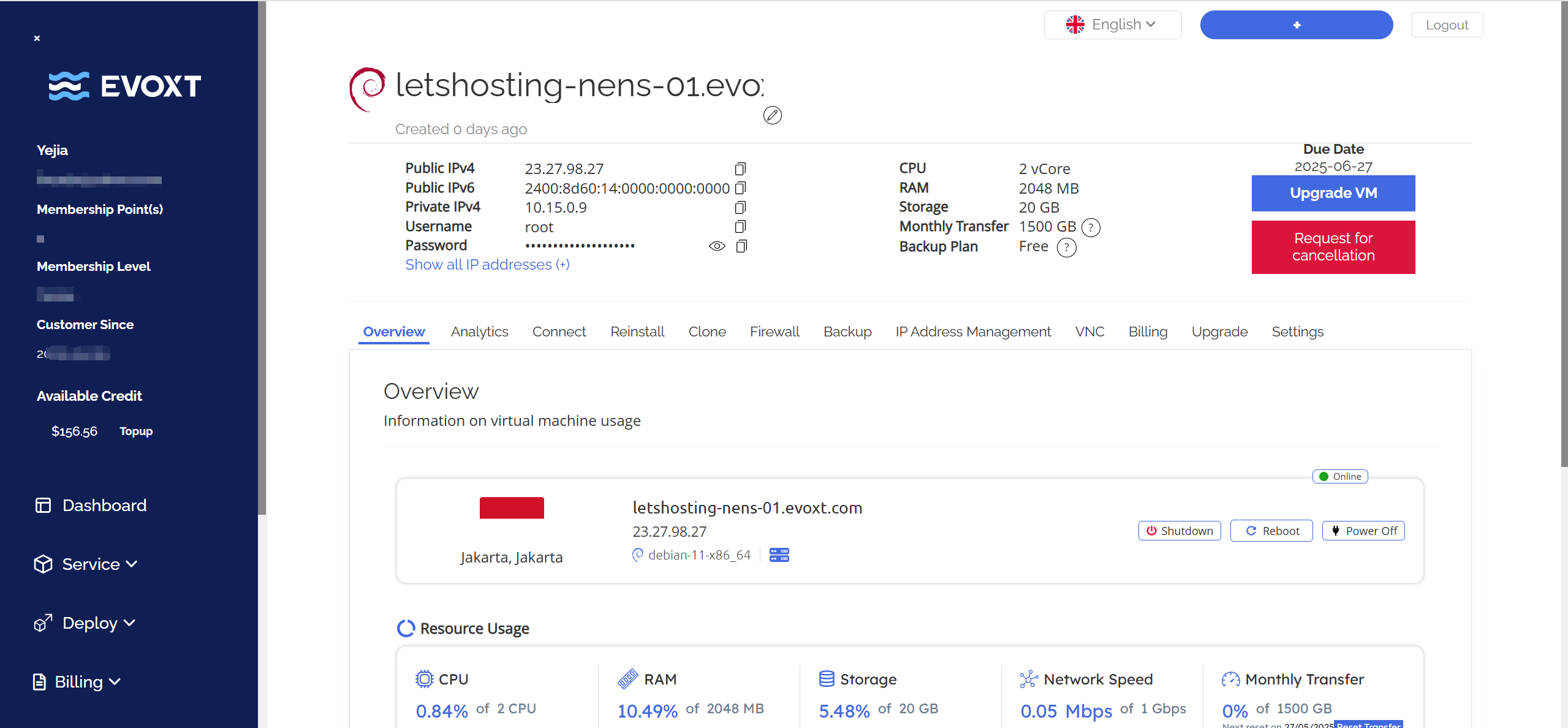 Evoxt Indonesia Jakarta AMD EPYC-Genoa High CPU Frequency Virtual Machine Test and Review