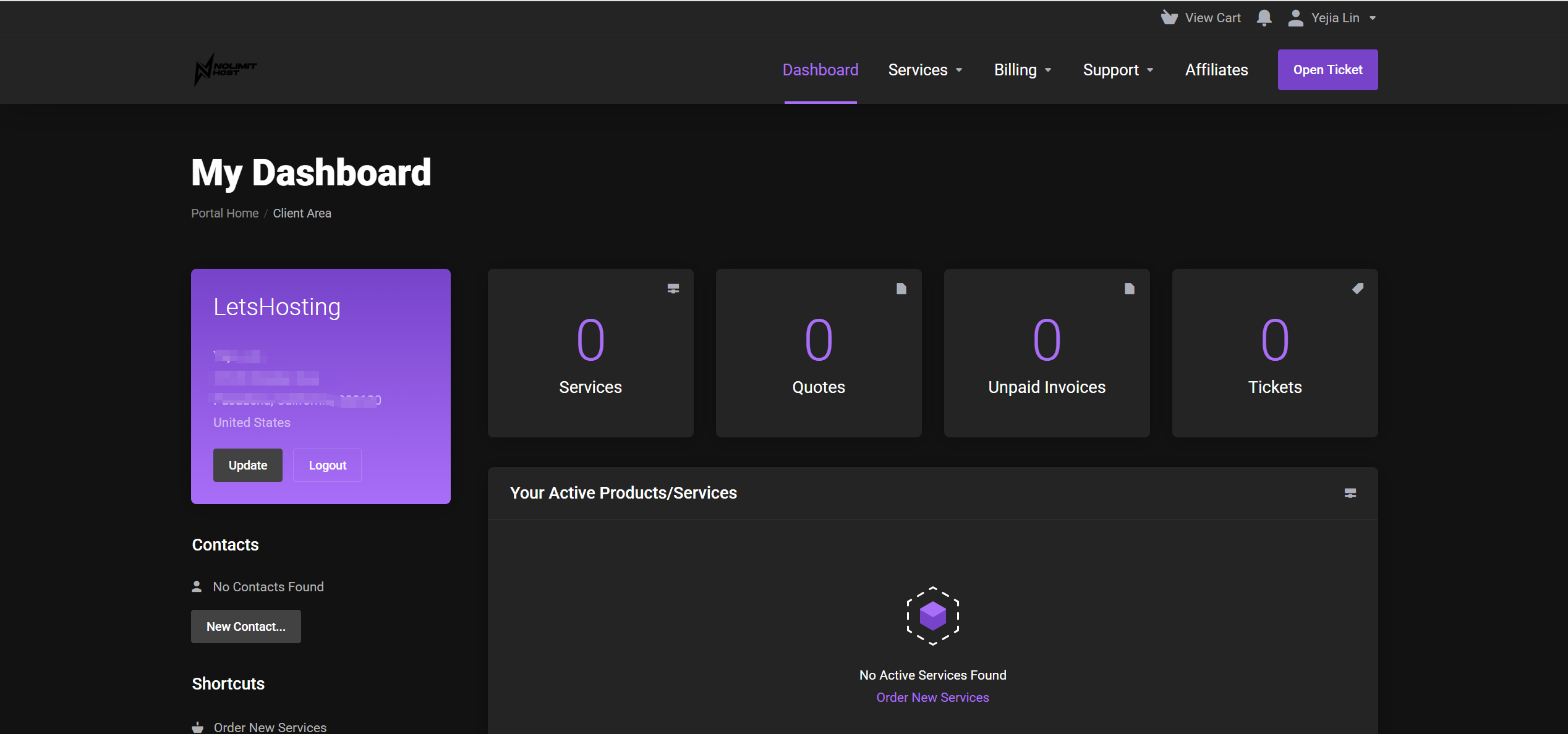 NolimitHost Germany Frankfurt AMD EPYC 7551P DDoS Protection VPS Hosting Test and Review