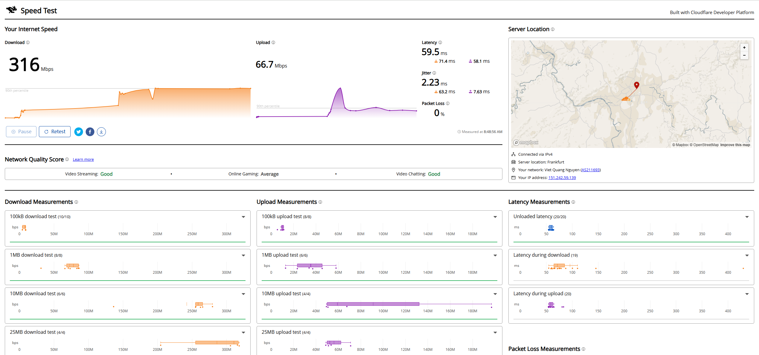 NolimitHost Germany Frankfurt AMD EPYC 7551P DDoS Protection VPS Hosting Test and Review