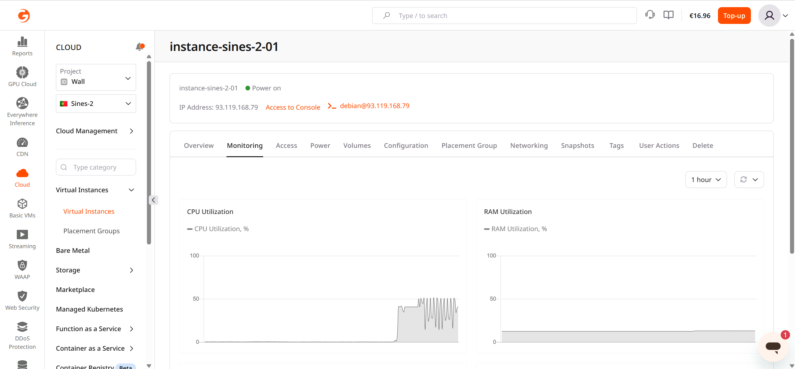 Gcore Portugal Sines Intel Xeon (Icelake) Pay-As-You-Go Cloud Virtual Instance Test and Review