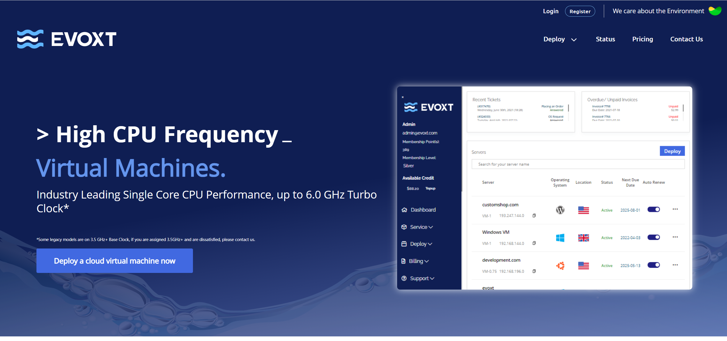 EVOXT France Paris AMD EPYC-Genoa 4.8 GHz+ Powerful Virtual Machine Test and Review