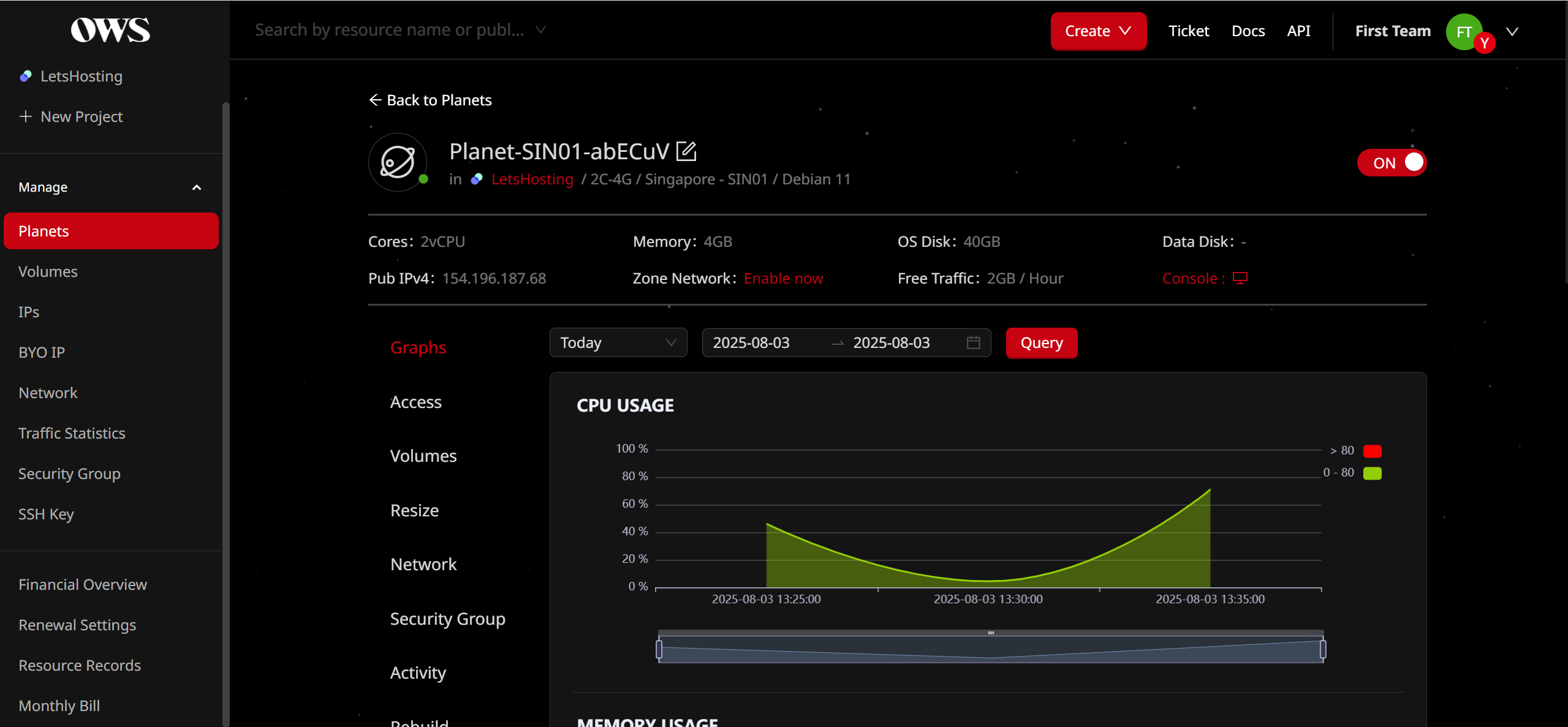 OWS Octopus Web Solution Singapore Intel Xeon Elastic Virtual Machine Test and Review