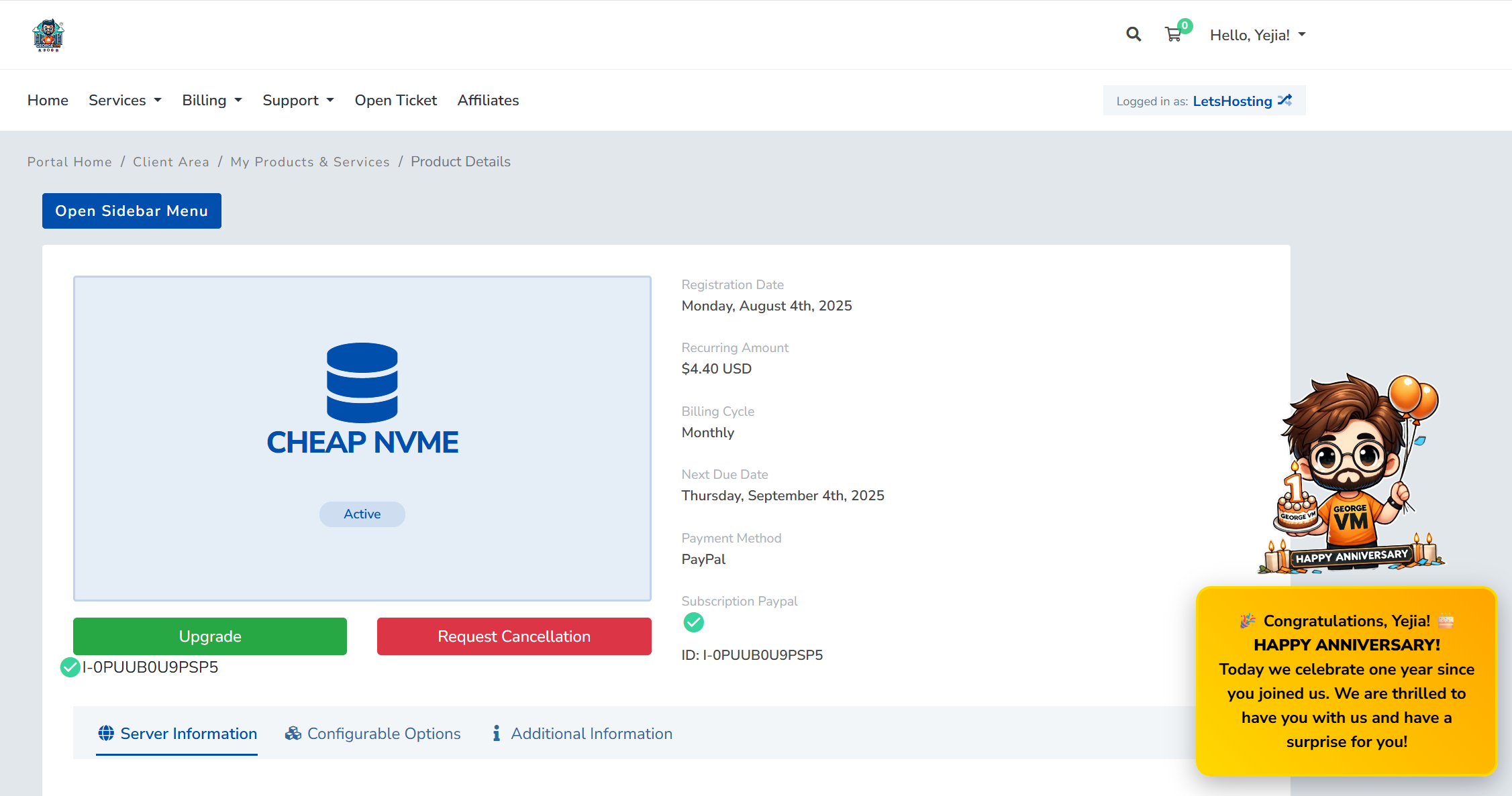George Datacenter USA Los Angeles Intel Xeon E5-2690 Unmetered Bandwidth VPS Test and Review