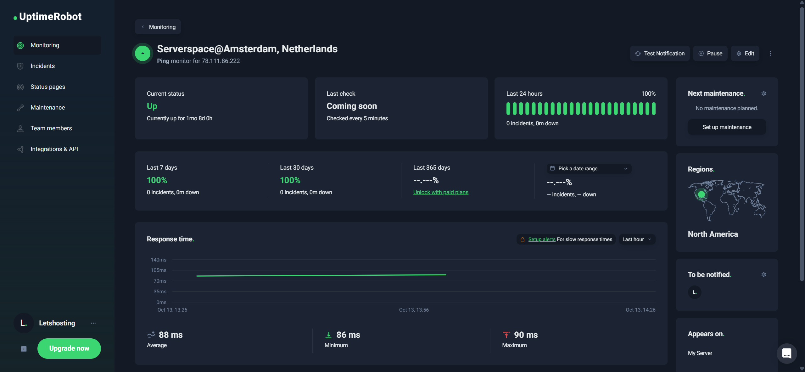 Serverspace 6 Locations Unlimited Traffic Pay-as-you-go vStack Cloud VMs Test and Review