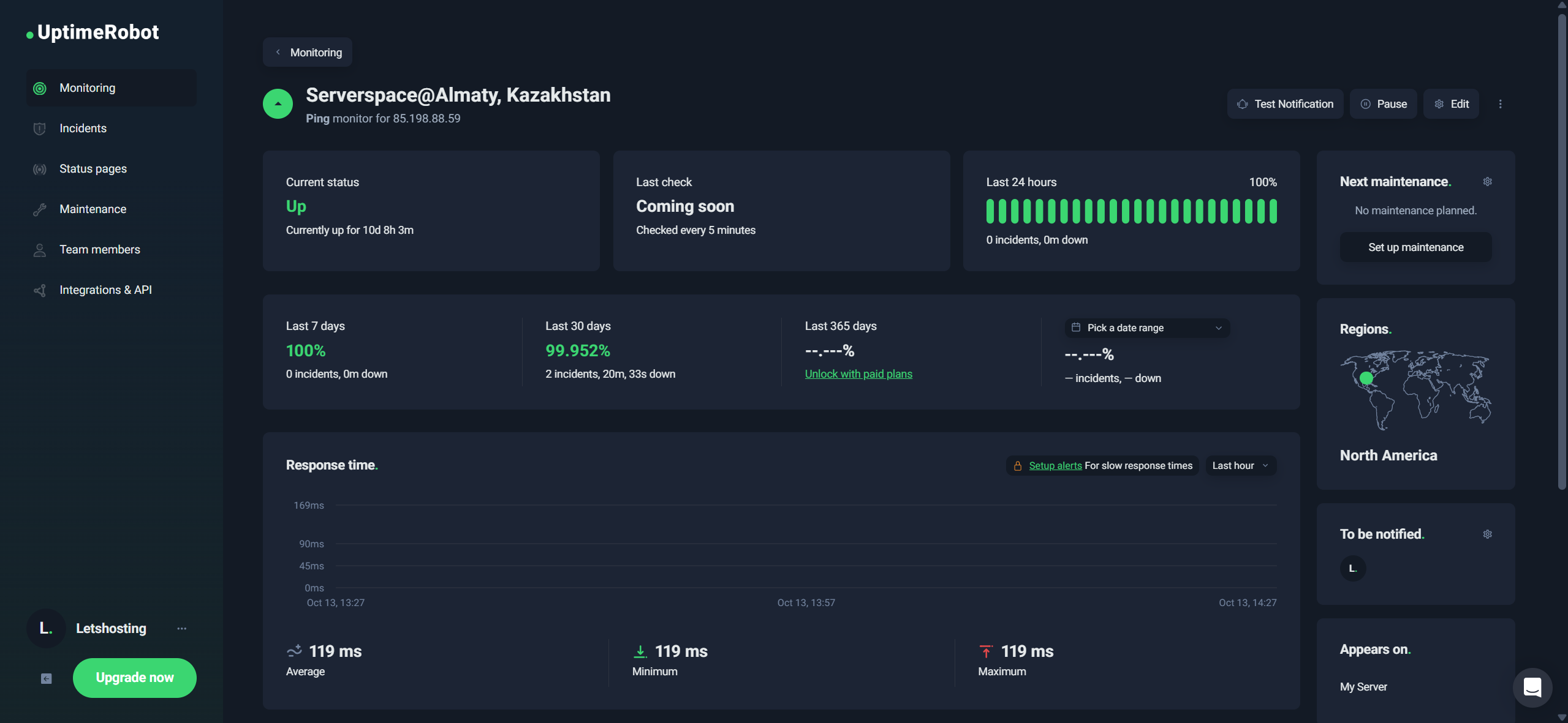 Serverspace 6 Locations Unlimited Traffic Pay-as-you-go vStack Cloud VMs Test and Review