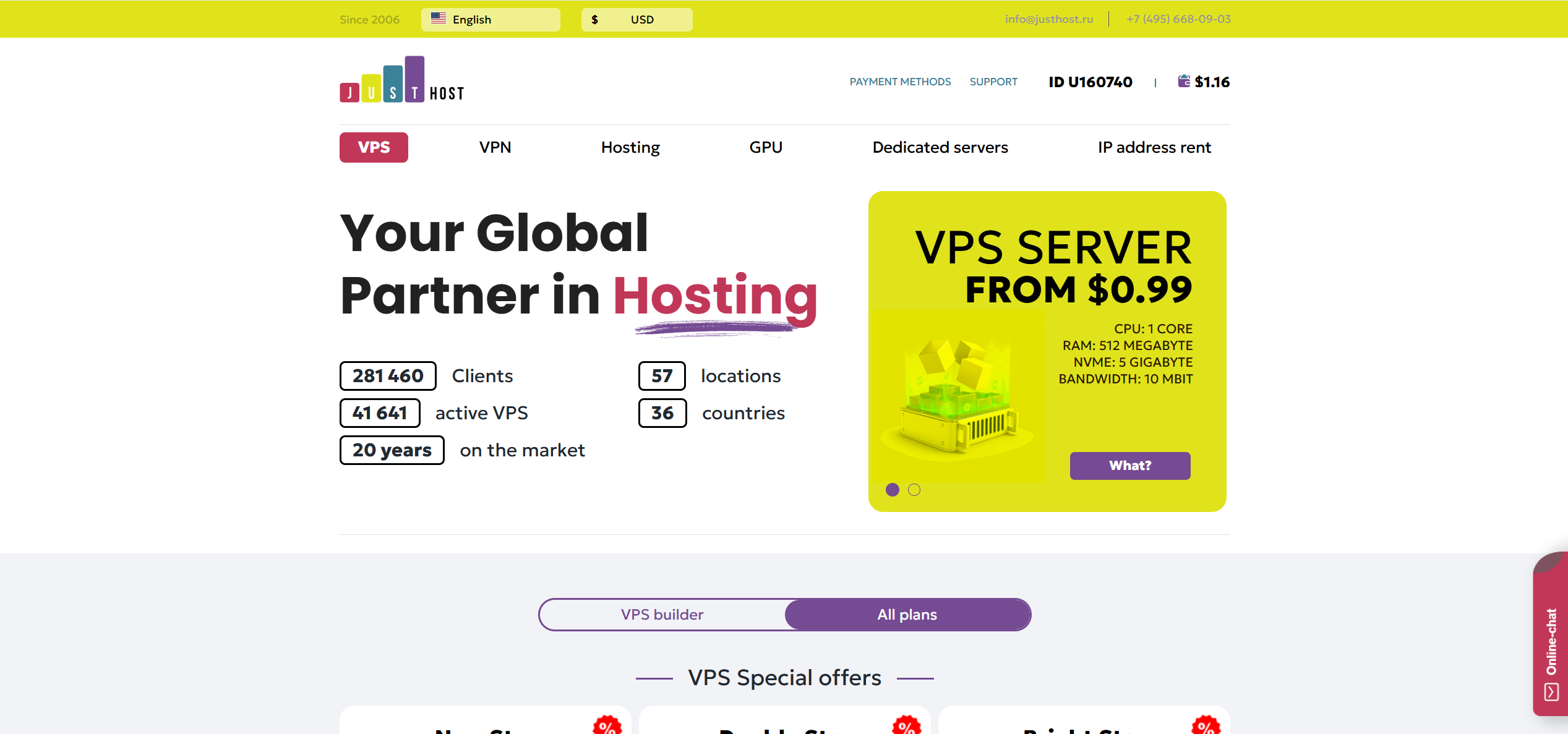 justhost.ru Russia Moscow Intel Xeon E5-2697 Unlimited Traffic KVM VPS Test and Review