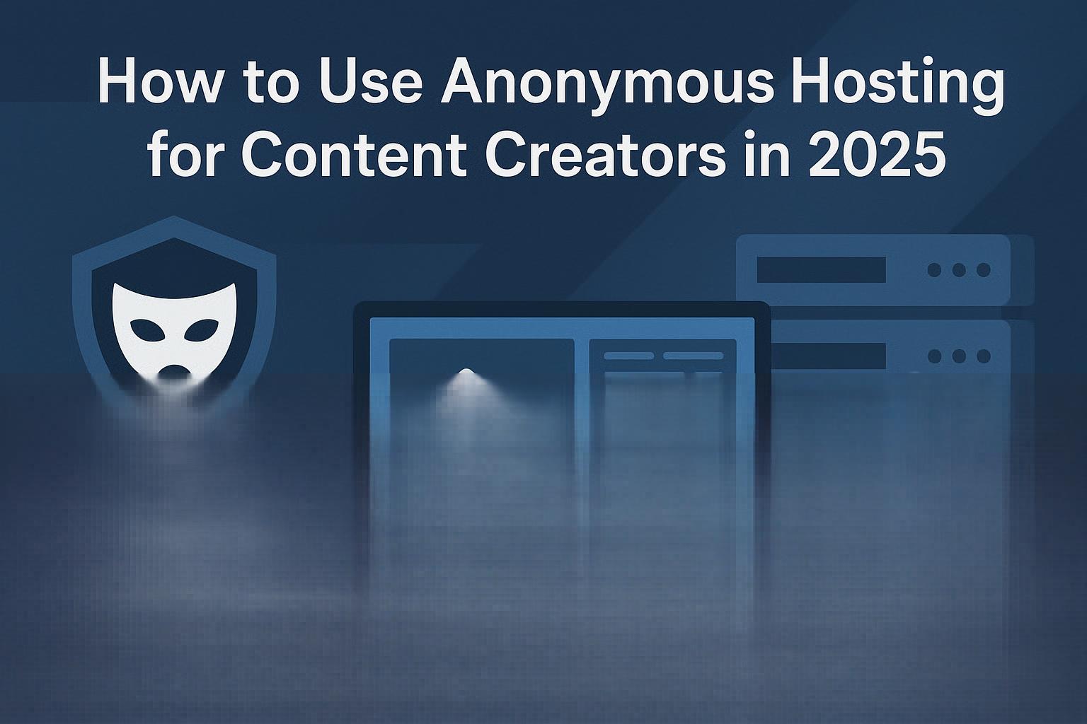How to Use Anonymous Hosting for Content Creators in 2025