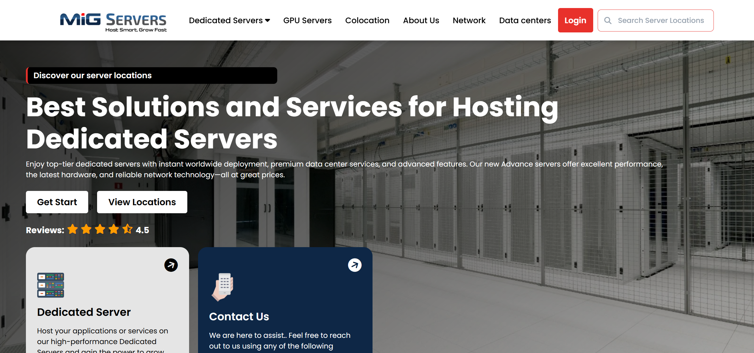 MIG servers